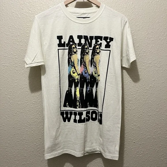 Lainey Wilson Women S Concert Shirt Bell Bottom Pose Festival Party Music - Picture 1 of 5